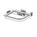 SSC011 Leo 2200x1200x880 Left Hand Steam Cabinet