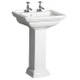 Dartmouth 600mm Basin & Pedestal 1 Or 2 Tapholes