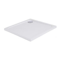 Indi 45mm Square Stone Resin Shower Tray 760 X 760
