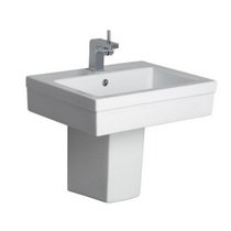 FIN003 Finesse 600mm Basin & Semi Pedestal