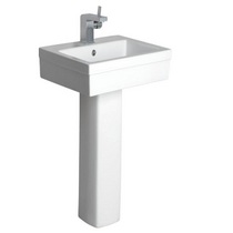 FIN001 Finesse 350mm Cloakroom Basin & Pedestal