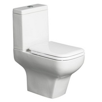 MIN008 Mini Close Coupled Toilet Inc. Soft Closing Seat