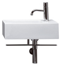 TCB022 Mini Quadro 510mm Basin Inc. Towel Rail
