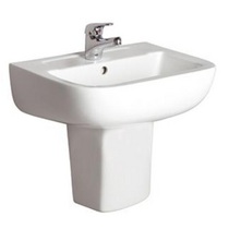 MIN002 Mini 405mm Small Basin & Semi Pedestal