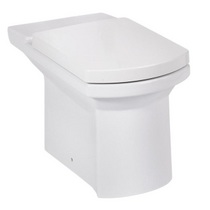 CRS002 Corsica Back To Wall Toilet Inc. Soft Closing Seat