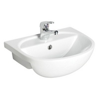 EXP015 Express 450mm Semi Recessed Cloakroom Basin