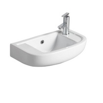 Express 500mm Cloakroom Wall Hung Basin 1 Or 2 Taphole