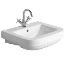 PLT005 Platform 600mm Square Semi Recessed Basin