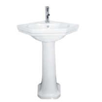 Vitoria 640mm Corner Basin & Pedestal