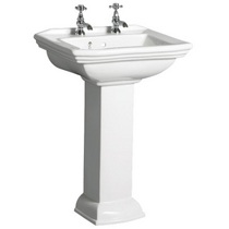 Dartmouth 600mm Basin & Pedestal 1 Or 2 Tapholes