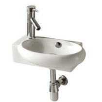 TCB003 Laos 425mm Cloakroom Basin Lefthand