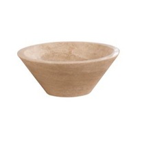 Travertine 405mm Conical Basin