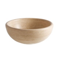 Travertine 405mm Round Basin