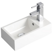 BAS008 Minimo 400mm Counter Top Cloakroom Basin