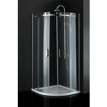 SEV004 Sevilla 800mm Frameless Sliding Doors Quadrant Shower Enclosure (8mm Glass)