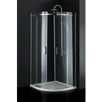 SEV006 Sevilla 1200x900 Frameless Sliding Doors Offset Quadrant Shower Enclosure (8mm Glass)