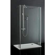 AMB002 Ambar 1200mm Glass Walk In Shower Panel Inc. Returns (8mm Glass)