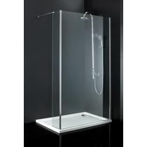 ARB001 Arbella 800mm Glass Walk In Shower Panel. Inc Return (8mm Glass)