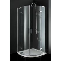 AMO001 Amour 800mm Frameless Pivot Door Quadrant Shower Enclosure (8mm Glass)