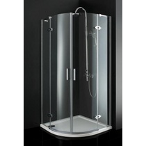 AMO002 Amour 900mm Frameless Pivot Door Quadrant Shower Enclosure (8mm Glass)