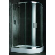 STS002 Style 900X760mm Twin Sliding Door Offset Quadrant Shower Enclosure