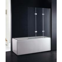 FOR013 Fortuna 1200mm Frameless Triple Bath Screen