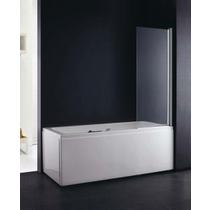 FOR011 Fortuna 600mm Frameless Single Bath Screen