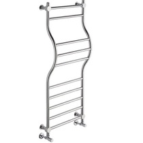 SUL801 Sulphur 1200x500mm Water Chrome Heated Towel Rail