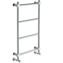 ZIR801 Zirconium 850x500mm Water Chrome Heated Towel Rail