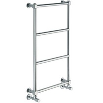 RAD003 Radon 850x500mm Dual Fuel Chrome Heated Towel Rail