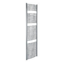 CUR019 Curved 1810x500mm Dual Fuel Chrome Heated Towel Rail