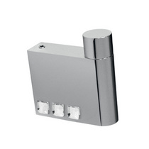 FLO001 Swarovski Crystal Elements Chrome Robe Hook