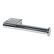 FLO002 Swarovski Crystal Elements Chrome Open Toilet Roll Holder