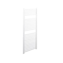 STR010 Straight 1200x600 Water White Heated Towel Rail