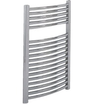 STR023 Straight 770x600 Electric Chrome Heated Towel Rail