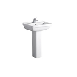 Nashville 560mm Square Basin & Pedestal 1th or 2th