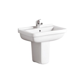 Nashville 560mm Square Basin & Semi Pedestal 1th or 2th