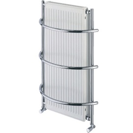 IND001 Indium 900x590 Water Heated Chrome Towel Rail