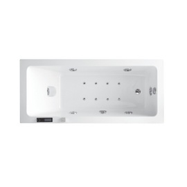 AQS001 Andorra 1700x750 Single Ended Aqua Spa Bath