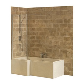 AQS009 Pretoria Fixed Shower Bath Screen