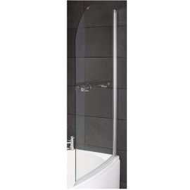 CBS002 Compact Right Hand Curved Bath Screen