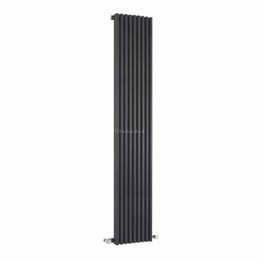 HLA91 Hudson Reed 1500x342mm Parallel Anthracite Vertical Radiator
