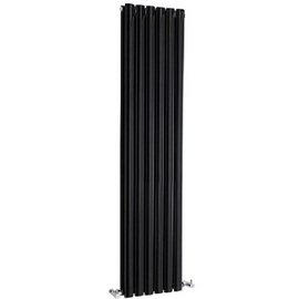 HLB76 Hudson Reed 1500x354mm Revive Black Double Panel Radiator