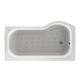 SIM075 Calypso 1500x850x750 Left Hand Bath With Simply Air