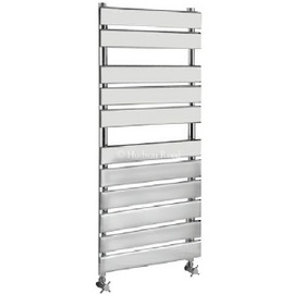HL386 Hudson Reed 1200x500mm Piazza Stainless Steel Heated Towel Rail