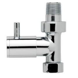 HT320 Hudson Reed Minimalist Chrome Radiator Valves Straight