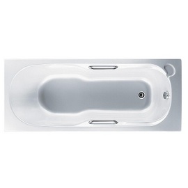 ACB039 Amble 1700x700 Bath With Grips & Soap Dish