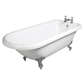 FSA013 Harrington 1780x790mm Free Standing Bath On Chrome Feet