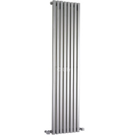 HLS97 Ultra 1500x360mm Kinetic High Gloss Silver Vertical Radiator