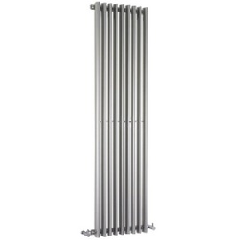 HLS99 Ultra 1500x405mm Energize High Gloss Silver Vertical Radiator